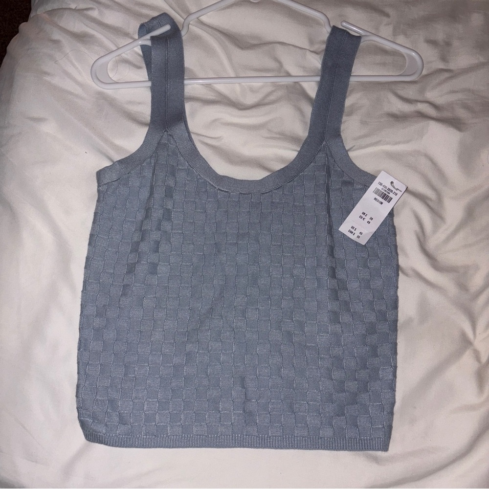 abercrombie brand new with tags blue tank top